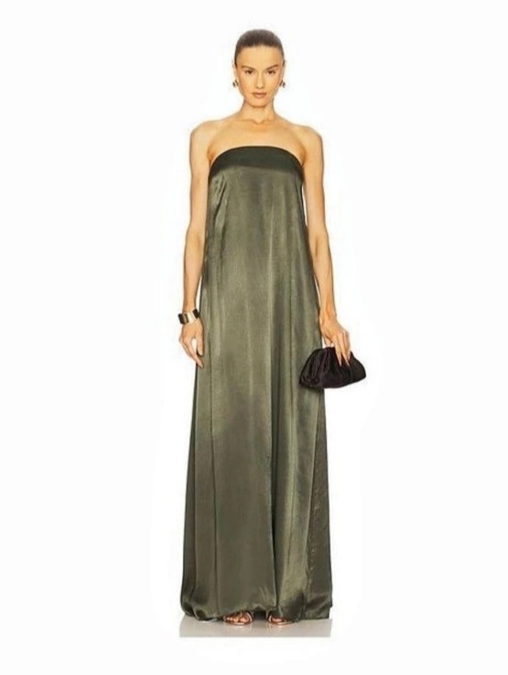 Shona Joy La Lune Strapless Column Maxi Dress